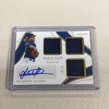 Framber Valdez Immaculate RPA TRIPLE JACKET RPA Autograph 14/25🔥 🔥 🔥
