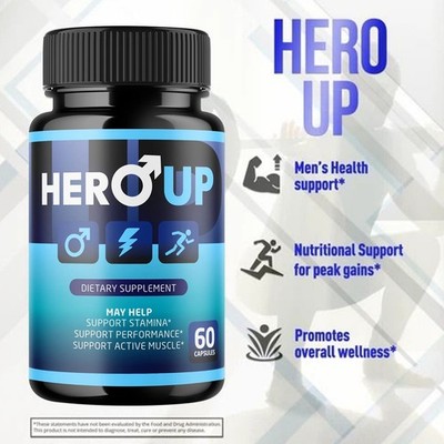 1 Packung Hero Up for Men Advanced Max Formula Vitaminpräparat 60 Kapseln