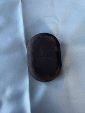 Natural Black Basalt Massage Stone - Smooth Oval Spa Rock - Wellness Palm Stone