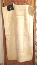 Hotel Collection Bath Rug 27" x 45" 100 Egyptian Cotton Vanilla New Tag Plush