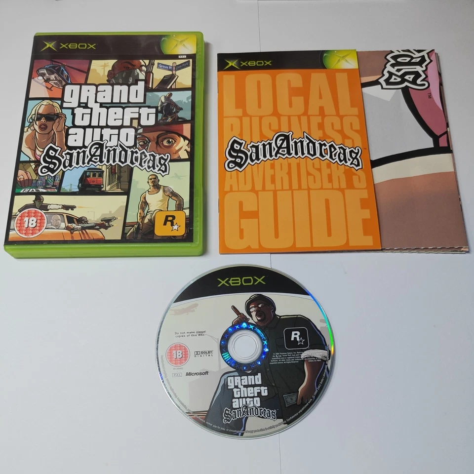 Grand Theft Auto: San Andreas - Original Xbox - Complete With Manual - Image 1 of 4