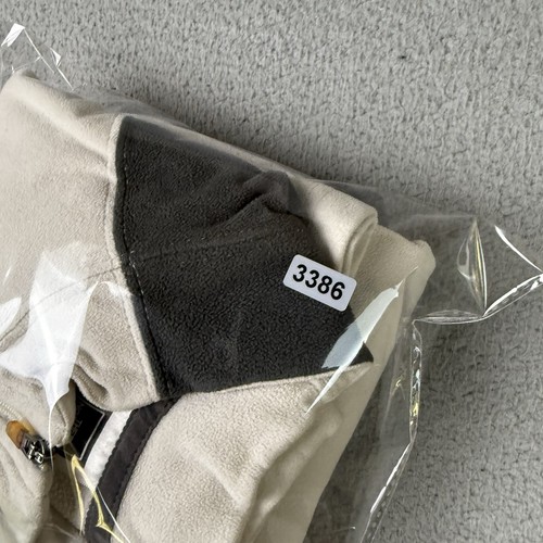 The North Face Sweatshirt Mens Medium White Tka 100 Pullover 1/4 Zip Fleece Gray - Picture 12 of 12