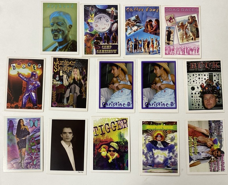 BURNING MAN 2000 - Genuine 14 TRADING CARD Lot - Gigsville