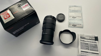 SIGMA 18-200mm F3.5-6.3 DC OS HSM für Nikon, neuwertig in OVP