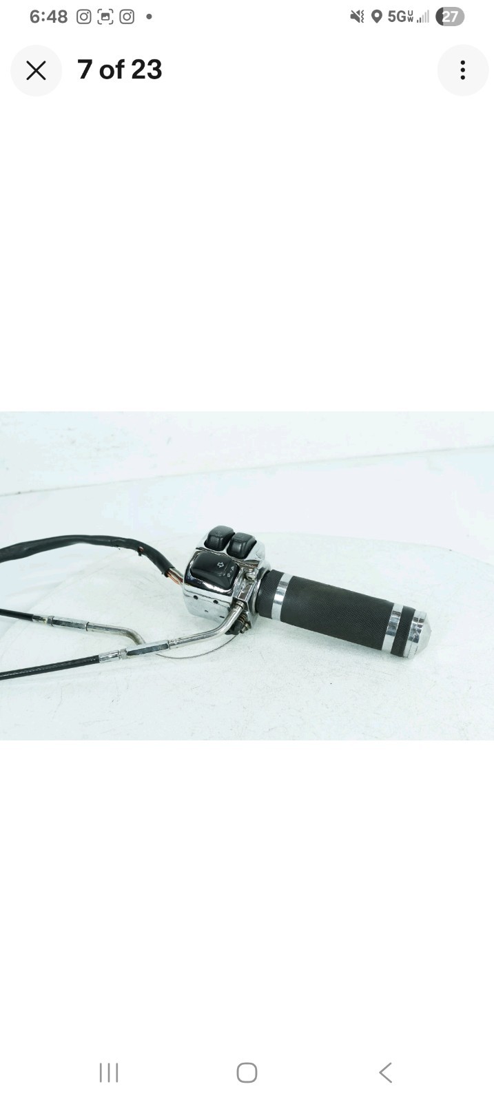 2001 Harley Softail FXSTDI Deuce OEM Right Engine Start Kill Switches Controls