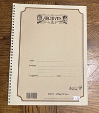 D'Addar o Archives Spiral Bound Manuscript Book, 48 Page, 10 Stave B10S-48