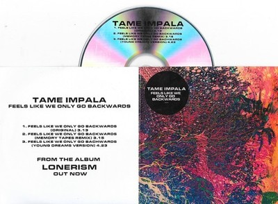 TAME IMPALA - feels like we only go    - in FOLIE gefasste promo CD - 3 tracks