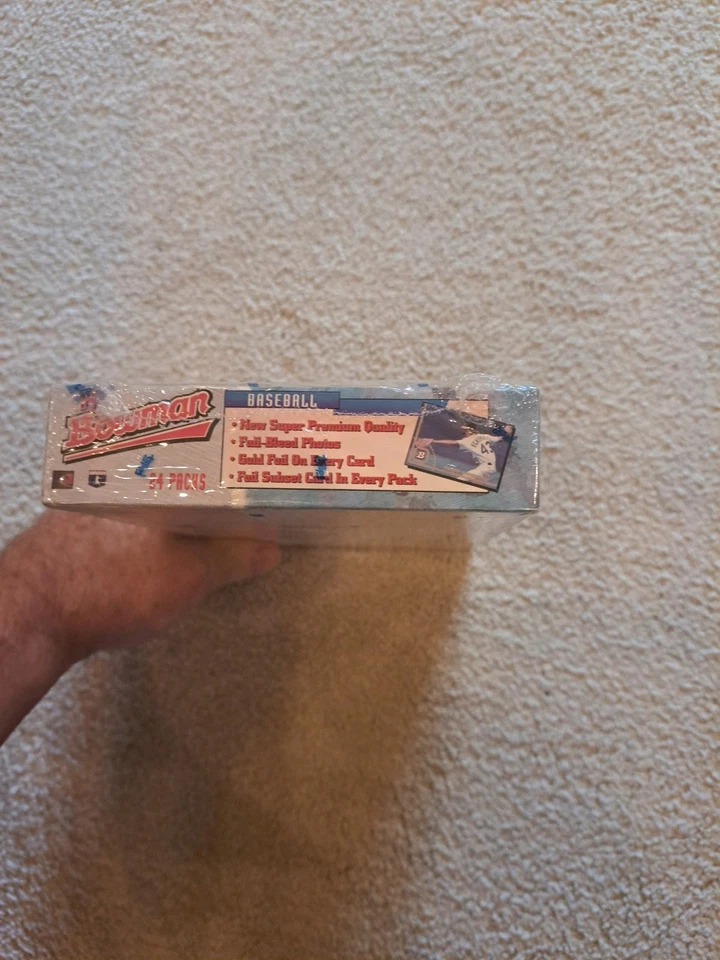 Lote de 2 cajas de pasatiempos de béisbol Bowman 1993 y 1994 selladas de fábrica Foto 4 de 4