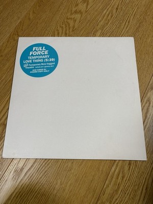 Full Force Temporary Love Thing 12'' Vinyl One Side DJ Promo Copy