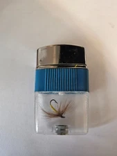 Vintage blue See thru VU Fly Fishing lighter