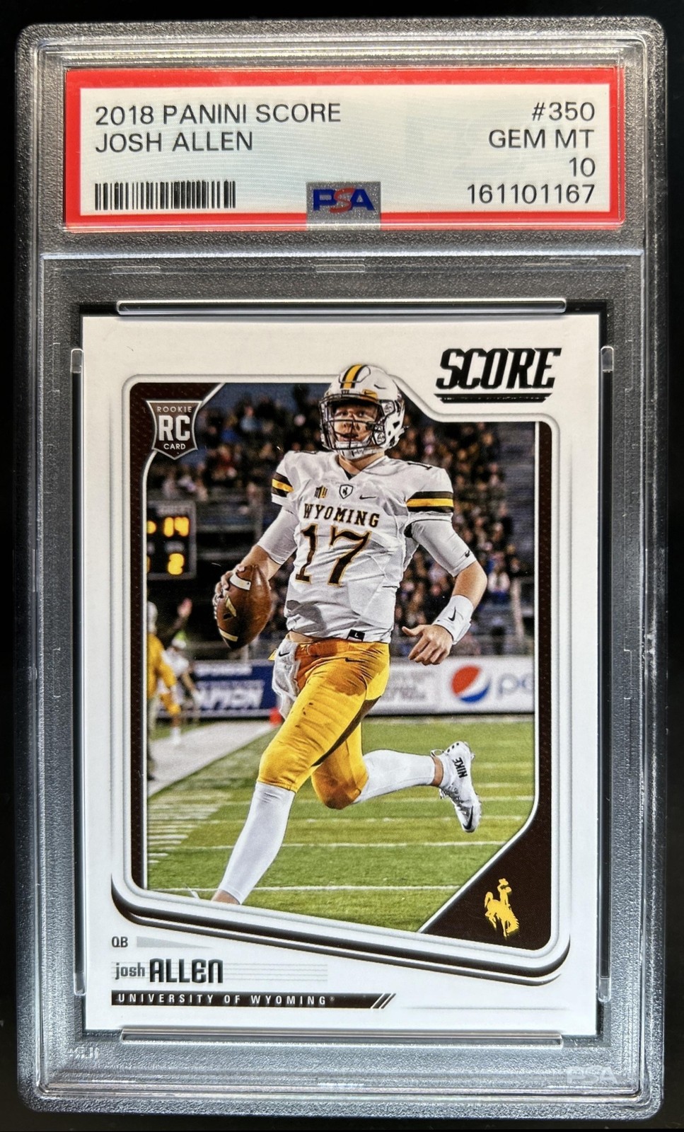 Josh Allen Panini Score #350 Gem Master