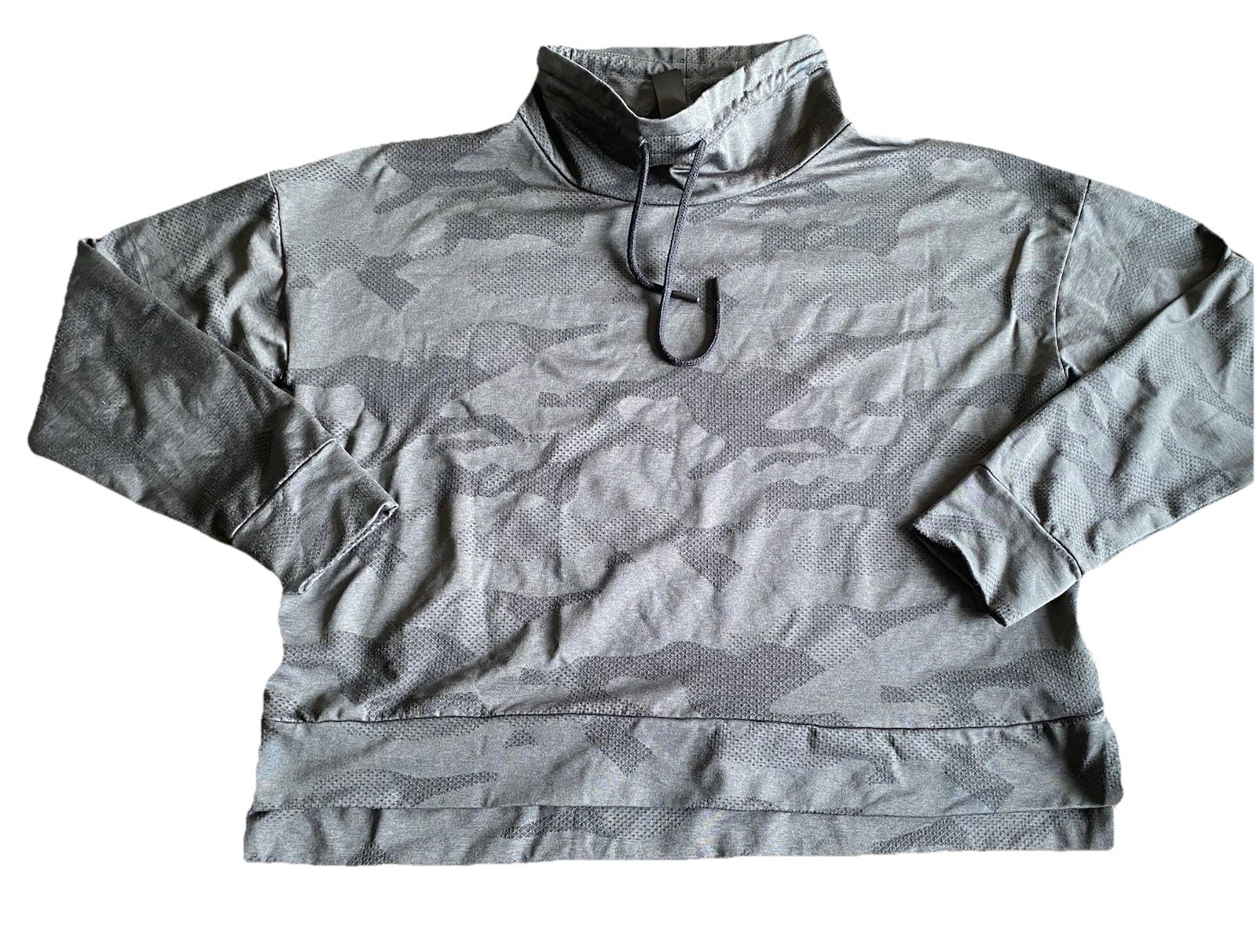 Mondetta Mock Neck Cropped Pullover Sweatshirts G… - image 1