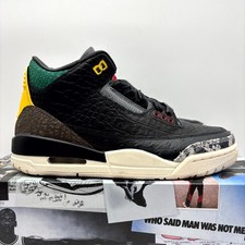 Jordan Air Jordan 3 Retro Animal Instinct 2.0 Black Athletic Shoe Men's