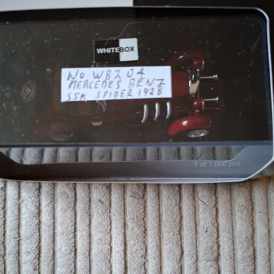 WHITEBOX WB204 MERCEDES-BENZ SSK SPIDER 1928 1:43. Ltd Ed. MIB/BOXED - Image 3 of 4