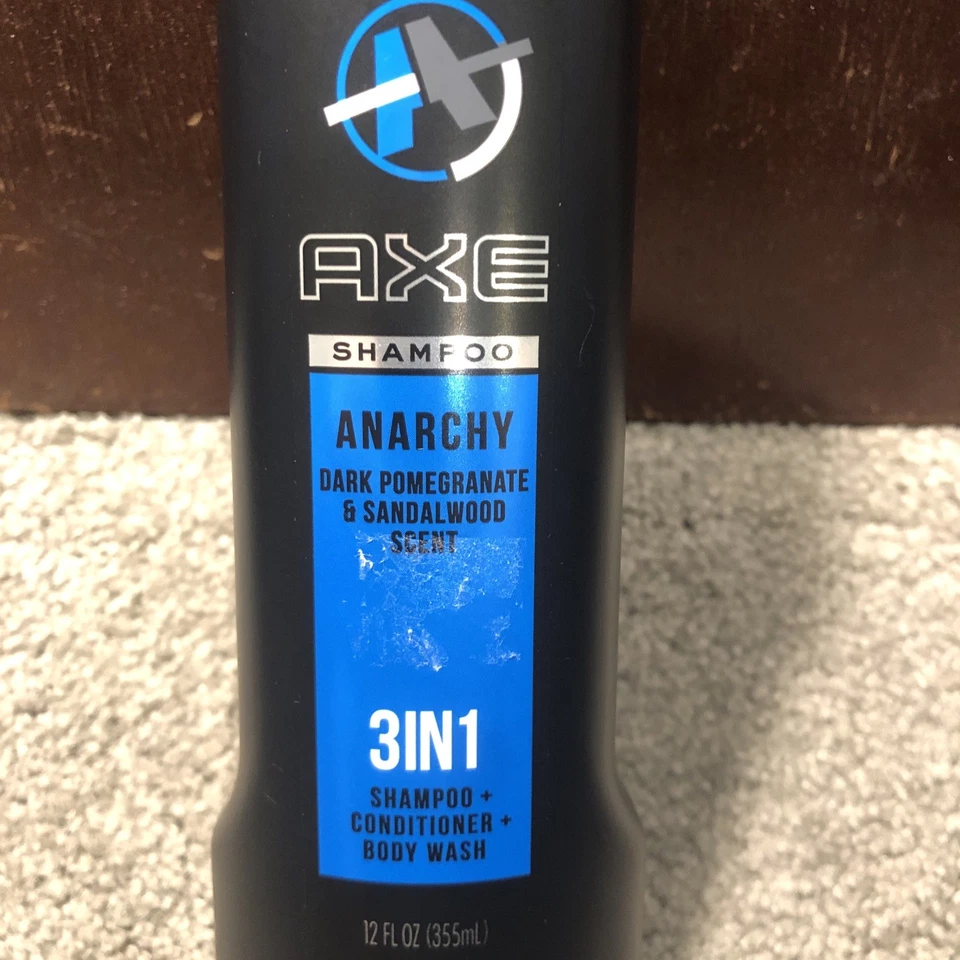 Axe Anarchy for Him 3-In-1 Shampoo Conditioner Body Wash Dark Pomegranate 12oz - Image 2 of 4