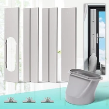 KLOLKUTTA Portable Air Conditioner Window Kit with Coupler, AC Accessories for