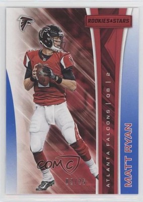 2017 Panini Rookies & Stars Red & Blue 2/25 Matt Ryan #50 0pm
