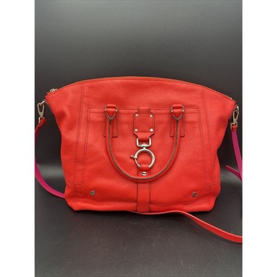 Rare - Milly Shoulder Leather Coral Red.