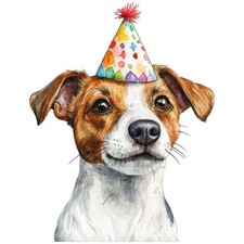 2 adesivi Jack Russell Terrier adesivi auto 9 x 9 cm cane JRT cucciolo set