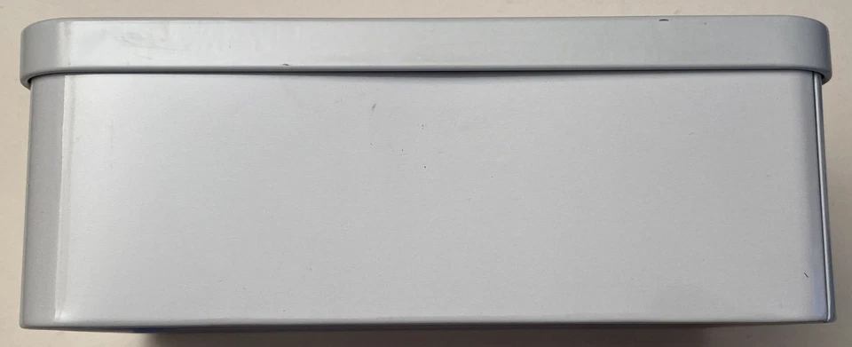 Boîte à sucre ou biscuit rectangulaire en métal "Dieppe" Normandie - Photo 4/4