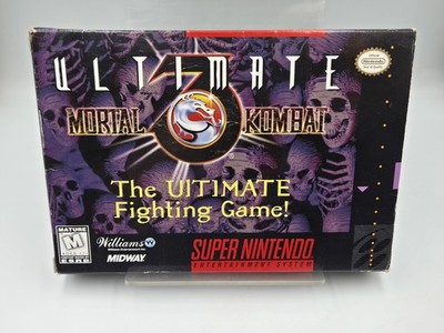 SNES Super Nintendo Ultimate Mortal Kombat 3 mit OVP und Anleitung NTSC USA