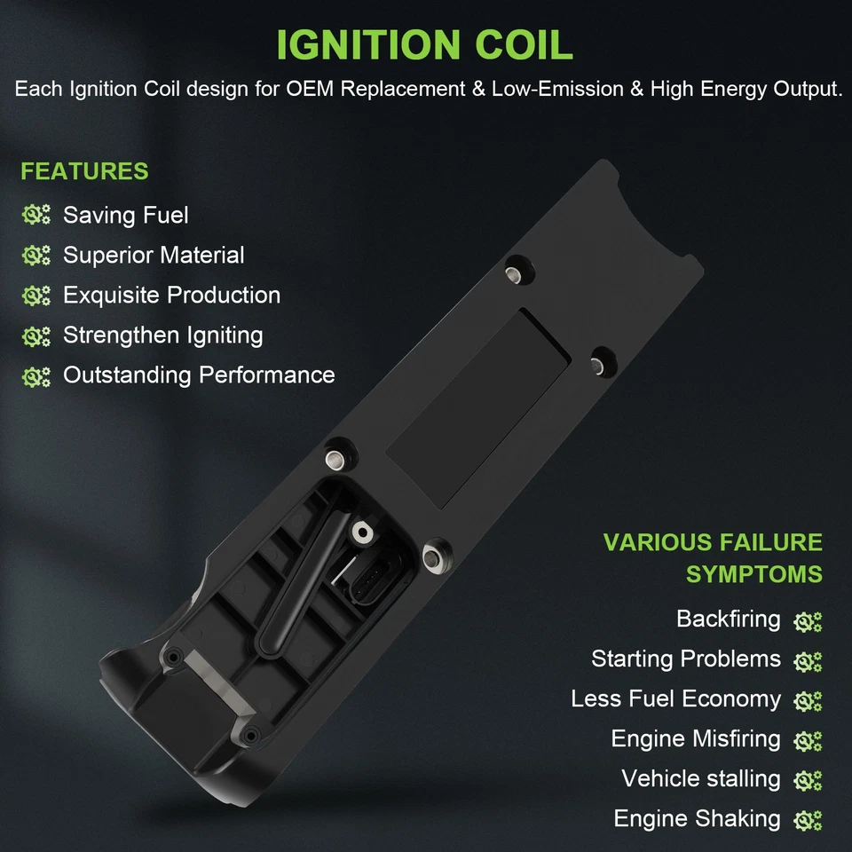 Bobina de encendido y bujía para Pontiac Grand Am 2002-2005 2,2 L L4 Foto 4 de 4