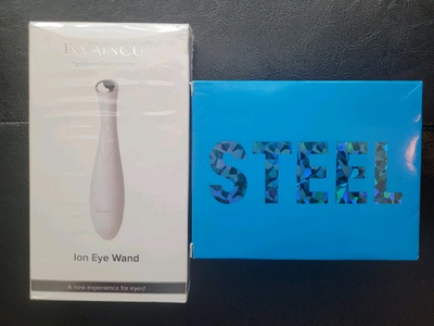 #ad NEW***ION Eye Wand And Steel Eye Masks $30.00