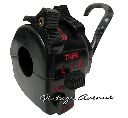 SUZUKI GP100 GP125 GT125 GT185 MANGO INTERRUPTOR CONJUNTO LH Foto 3 de 4