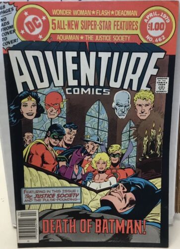 DC Comics Adventure Comics #462 Death of Earth-Two Batman VF
