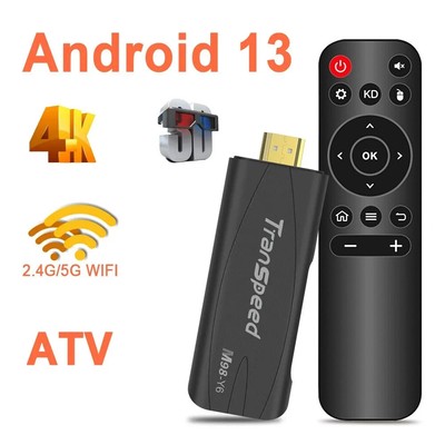 TV Stick Android 13 2.4G 5G Dual WiFi Smart TV Box 2G+16G 4K Media Player
