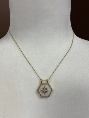 Sequin Alya Star Talisman Necklace Retail $138