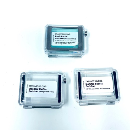 GoPro Stirnband Kabelbaumhalterung mit 3 BacPac Hintertür - Bild 5 von 12