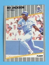 1989 FLEER #285 BO JACKSON KANSAS CITY ROYALS