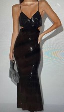 New With Tags- Lulu’s Glamorous Affair Cut Out Sequin Dress- Size small (2/4)