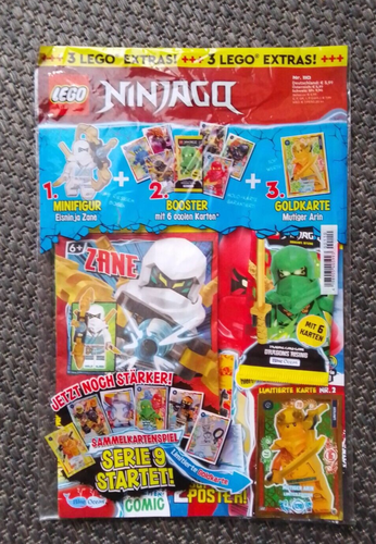 Lego Ninjago Sammelheft Nr,110 "3 Lego Extras" (Serie 9) - OVP - Neuware - 第 1/4 張圖片