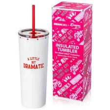 Dragon Glassware MEAN GIRLS A LITTLE BIT DRAMATIC TUMBLER - 24 OZ