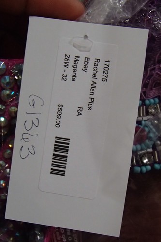 G1364 RACHEL ALLAN 7027 MAGENTA SZ 14w $599 PAGEANT PROM GOWN DRESS - Picture 8 of 8