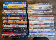 35 Popular DVD Blu Ray Lot Used Good Mixed Ge...