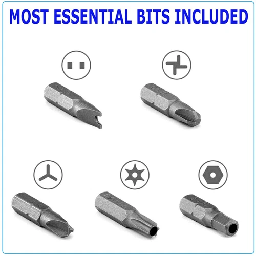 33 Hex Star Spanner Tri Wing Screwdriver Torx Bit Set Tamper Proof Security Torq - Picture 3 of 11
