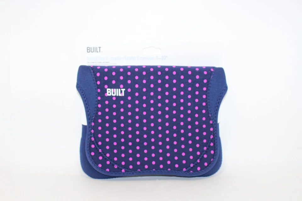 Built NY 9-10" E-Reader/Tablet Neoprene Envelope, Mini Dot Navy - Image 2 of 4