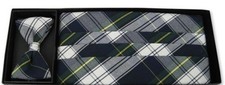 Stafford Plaid Cummerbund and Bow Tie