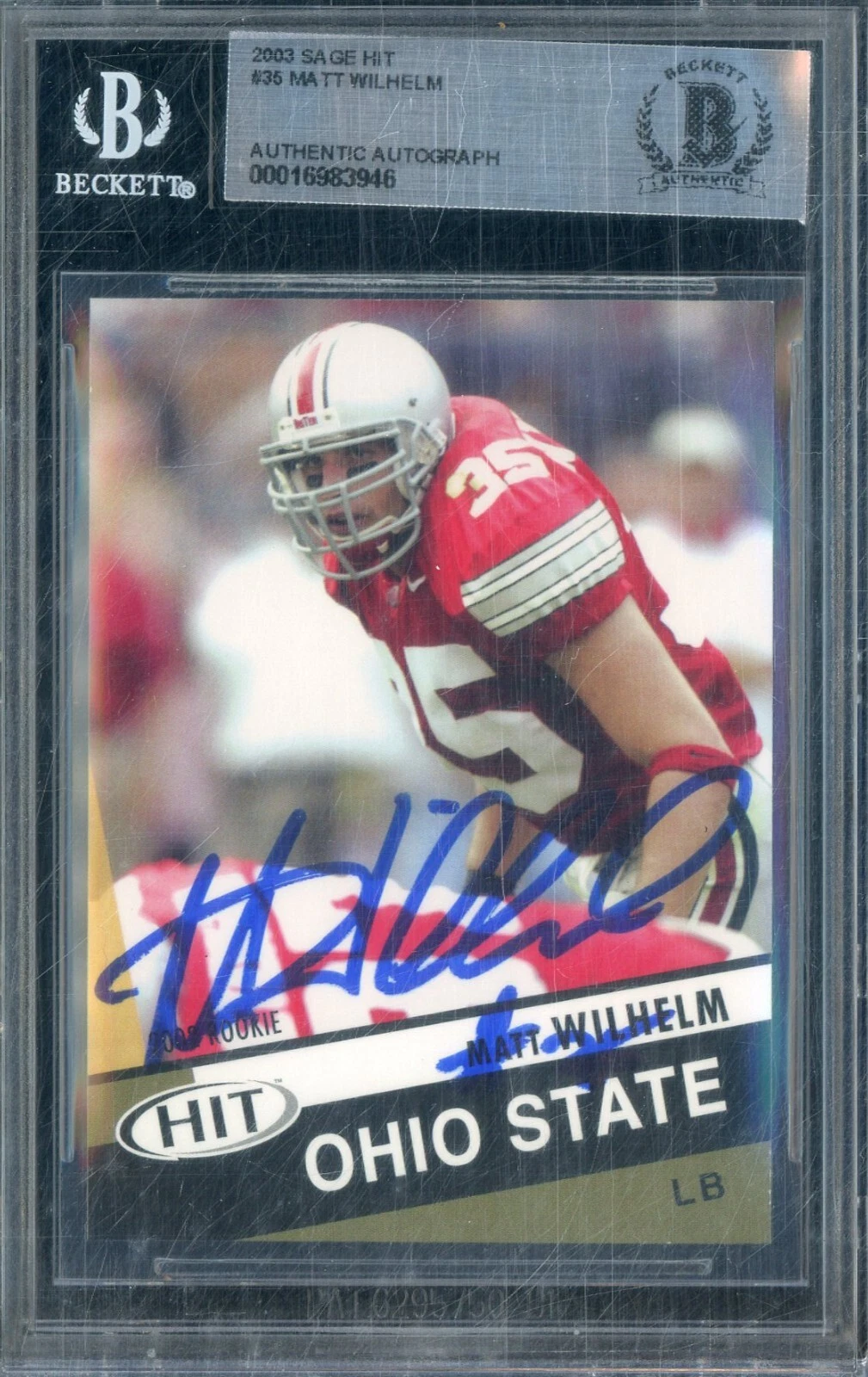 Matt Wilhelm SA-GE Hit #35 Base