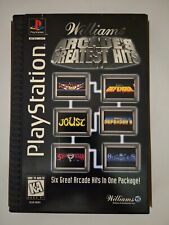 Williams Arcade's Greatest Hits - (Sony PlayStation 1, 1996) - Tested & Working!