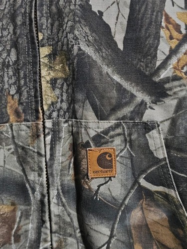 Carhartt Heavy Duty Camouflage Real Tree Coat XXL J143CMO - Picture 2 of 15