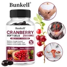 Cranberry Capsules Pills 30,000mg Supplement+Vitamin C Concentrate Extract