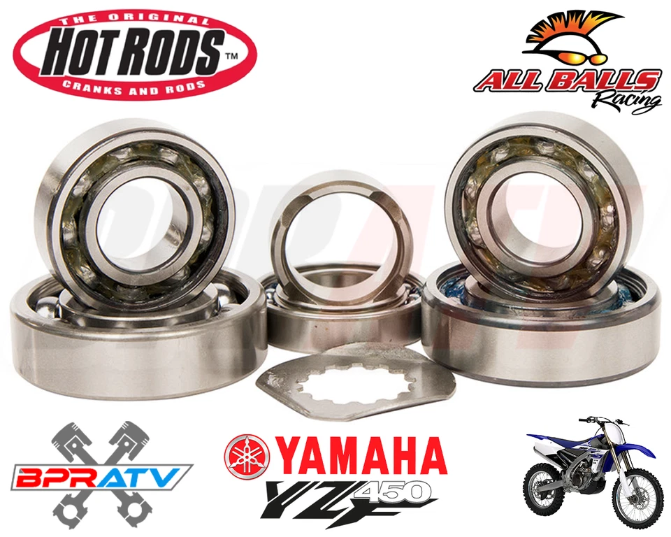 01 02 Kit de Rolamentos de Transmissão Pesados Yamaha YZ426F YZ 426F Hot Rods Hotrod - Imagem 4 de 4