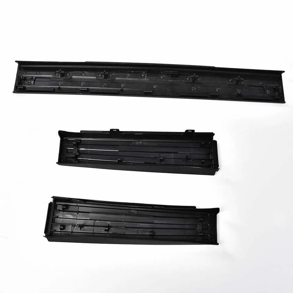 Moldura de puerta trasera flexible con paso negro apta para Ford F150 2009-2014 Foto 3 de 4