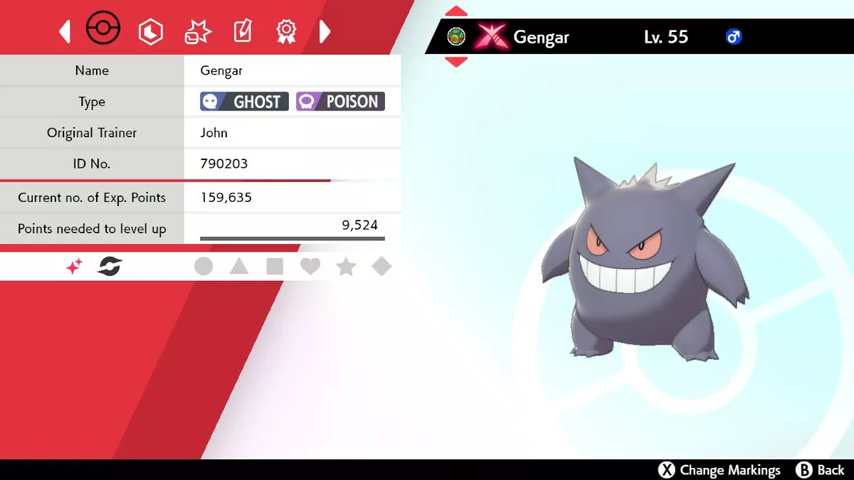 Shiny Gigantamax Gengar / Pokemon Sword and Shield / 6IV Pokemon