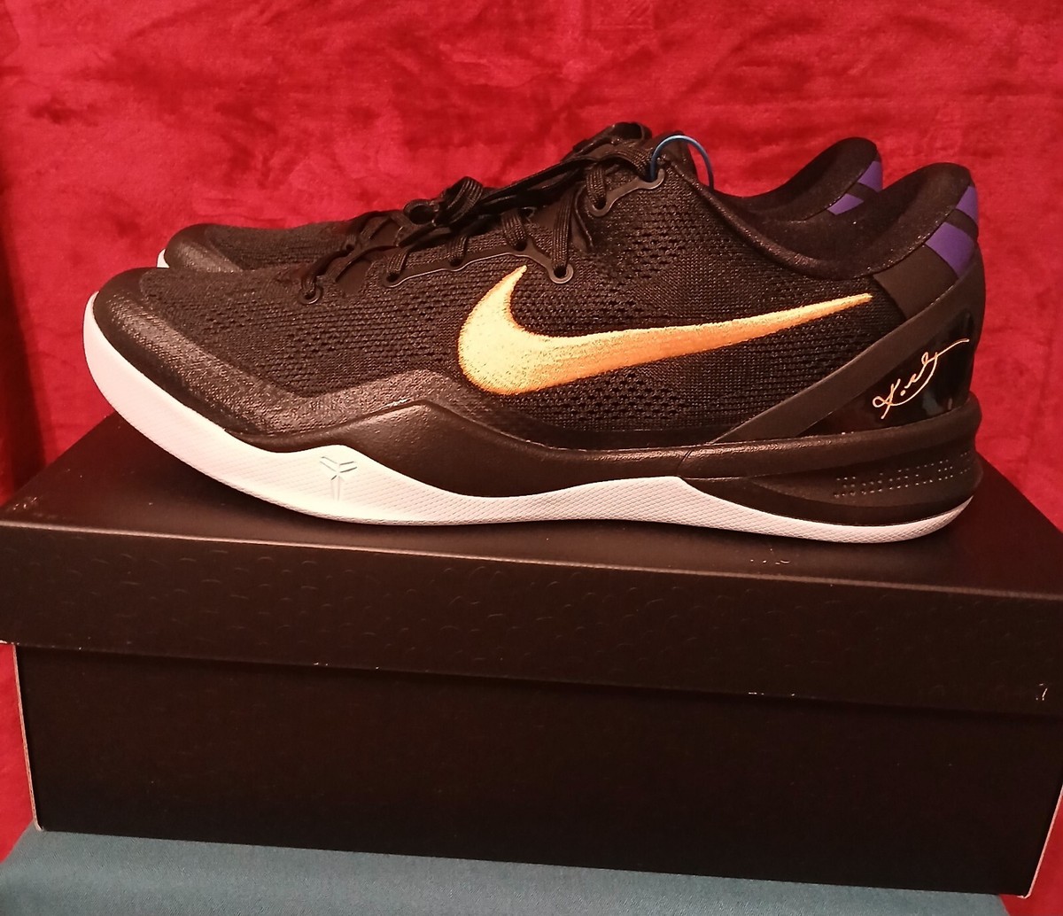 Kobe 8 Proto Black/University Gold-White Men's Size 12.5 Kobe 8 Proto Black/University Gold-White Men's Size 12.5