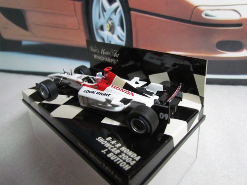 MINICHAMPS /F1 2004 B.A.R HONDA SHOWCAR - J. BUTTON - 1/43 SCALE MODEL CAR - 第 5/5 張圖片